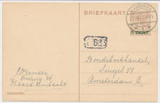 Briefkaart G. 218 Vlaardingen - Amsterdam 1927