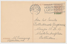 Briefkaart G. 218 Locaal te Rotterdam 1927