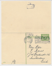 Briefkaart G. 223 / 1e dag Locaal te Amsterdam 1928 v.v.