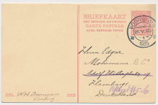 Briefkaart G. 225 Voorburg - Duitsland 1935