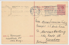 Briefkaart G. 231 Den Haag - Portugal 1935