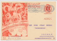 Briefkaart G. 235 Amsterdam - Duitsland 1933