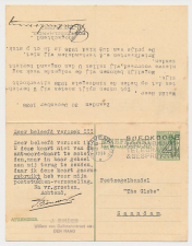 Briefkaart G. 251 Den Haag - Zaandam 1938 v.v.
