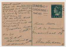 Briefkaart G. 282 b Locaal te Amsterdam 1945