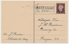 Briefkaart G. 293 b Den Haag - Bergen 1948