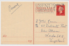 Briefkaart G. 295 b Amsterdam - GB / UK 1949