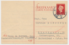 Briefkaart G. 295 b Rotterdam - Duitsland 1948