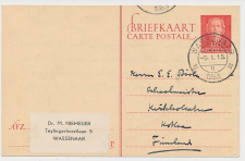 Briefkaart G. 306 Wassenaar - Finland 1953