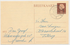 Briefkaart G. 325 Franeker - Tilburg 1963