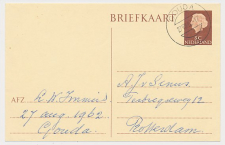 Briefkaart G. 329 Gouda 1962 FDC / 1e dag - Verschoven Fluorbalk