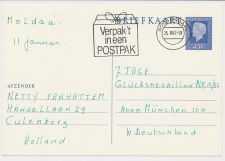 Briefkaart G. 358 b Roosendaal - Duitsland 1982