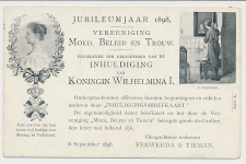 Briefkaart Geuzendam P33 a - Particulier bedrukt 