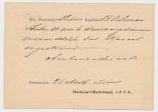Briefkaart G. 3 Particulier bedrukt Amsterdam 1875