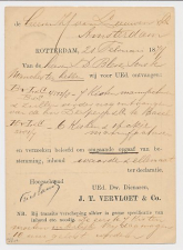Briefkaart G. 7 Particulier bedrukt Rotterdam 1877
