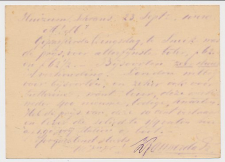 Briefkaart G. 14 Particulier bedrukt Huizum Schrans 1880