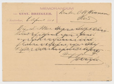 Briefkaart G. 18 Particulier bedrukt Locaal te Amsterdam 1881