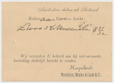 Briefkaart G. 22 Particulier bedrukt Locaal te Amsterdam 1880