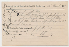 Briefkaart G. 23 Particulier bedrukt Steyl - Belgie 1889
