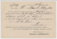 Briefkaart G. 25 Particulier bedrukt Vlissingen - Duitsland 1885