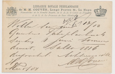 Briefkaart G. 27 Particulier bedrukt Den Haag - Duitsland 1887