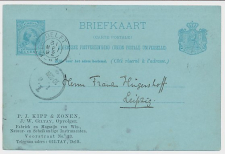 Briefkaart G. 29 Particulier bedrukt Delft - Duitsland 1892