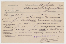 Briefkaart G. 31 Particulier bedrukt Den Haag - Belgie 1892