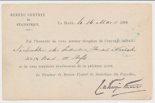 Briefkaart G. 36 Particulier bedrukt Den Haag - Oostenrijk 1899