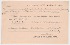 Briefkaart G. 53 Particulier bedrukt Rotterdam - Oostenrijk 1900