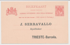 Briefkaart G. 57 Particulier bedrukt Italie 190.