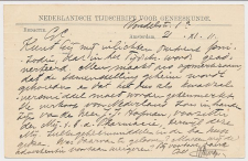 Briefkaart G. 78 Particulier bedrukt Locaal te Amsterdam 1911