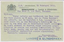 Briefkaart G. 80 a I Particulier bedrukt Amsterdam 1912
