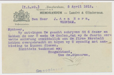 Briefkaart G. 80 a II Particulier bedrukt Amsterdam 1913