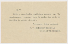 Briefkaart G. 81 V-krt. Particulier bedrukt Amsterdam 1916