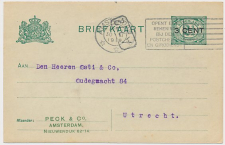 Briefkaart G. 96 a II Particulier bedrukt Amsterdam 1919
