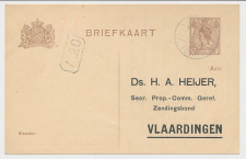 Briefkaart G. 122 Particulier bedrukt Vlaardingen 1921