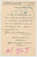 Briefkaart G. 161 Particulier bedrukt Sneek - Duitsland 1926