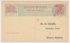 Briefkaart G. 201 b Part. bedrukt Middenbeemster - Niedorp 1925 