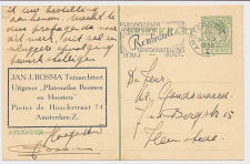Briefkaart G. 237 Particulier bedrukt Amsterdam 1935