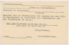Briefkaart G. 269 Particulier bedrukt Amsterdam 1944