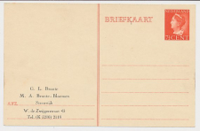 Briefkaart G. 289 Particulier bedrukt Steenwijk