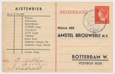 Briefkaart G. 289 Particulier bedrukt Sliedrecht -Rotterdam 1947