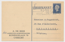 Briefkaart G. 299 Particulier bedrukt Utrecht - Belgie 1950
