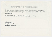 Briefkaart G. 357 Particulier bedrukt Utrecht 1979