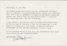 Briefkaart G. 357 Particulier bedrukt Vlaardingen 1982
