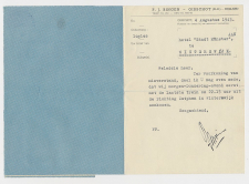 Postblad G. 23 Particulier bedrukt Oirschot 1943