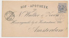 Envelop G. 4 Particulier bedrukt Locaal te Amsterdam 1893