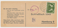 Halfweg - Hamburg Duitsland 1943 - Liebesgabenpaket