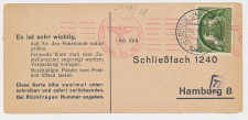 Heemstede - Hamburg Duitsland 1943 - Liebesgabenpaket