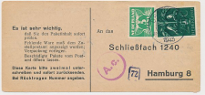 Drachten - Hamburg Duitsland 1943 - Liebesgabenpaket