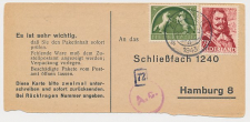Zutphen - Hamburg Duitsland 1943 - Liebesgabenpaket